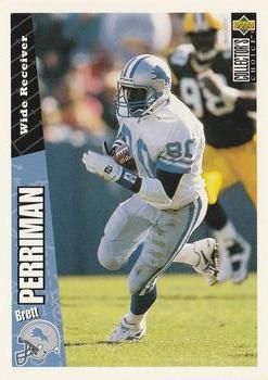 Brett Perriman Detroit Lions 1996 Upper Deck Collector's Choice NFL #267